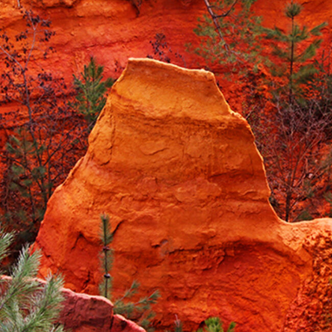 Ockersteinbrüche im Roussillon